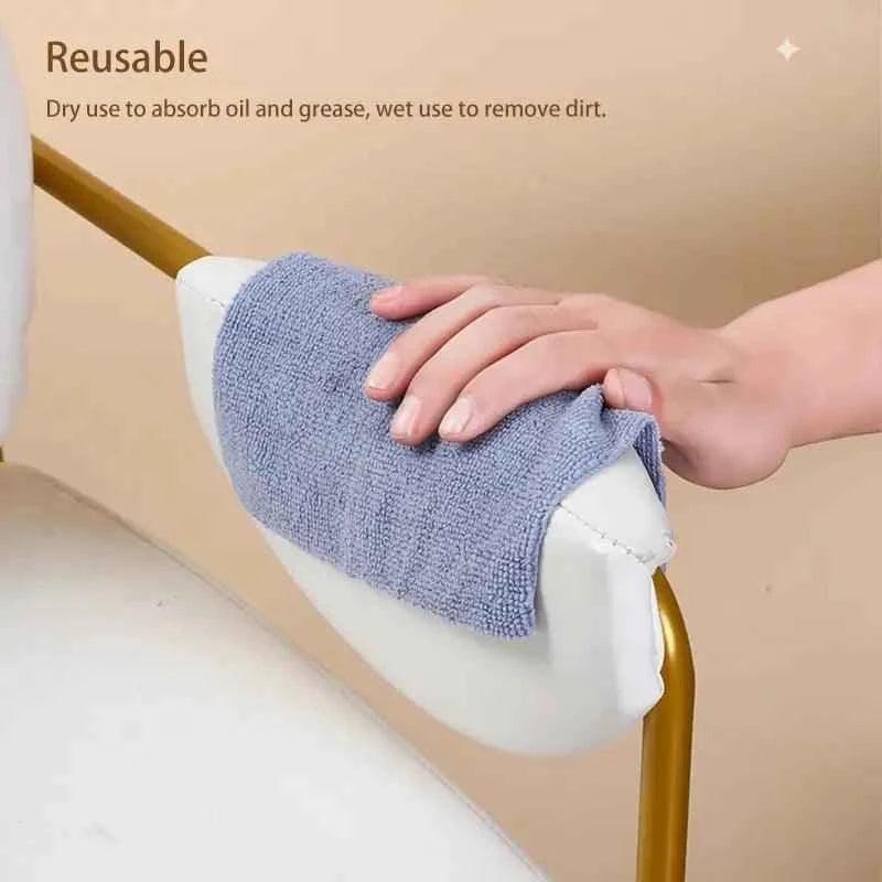 Reusable Microfiber Kitchen Cleaning Towels - Absorbent Dishcloths - Pack of 20Pcs or 10Pcs - Clarify.pk