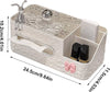 Nordic Tissue Box with Side Organizer - Luxury Desktop Holder