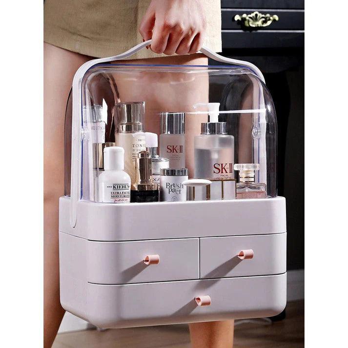 Cosmetic Organizer with Drawers: 3-Drawer Makeup Storage Solution - Clarify.pk