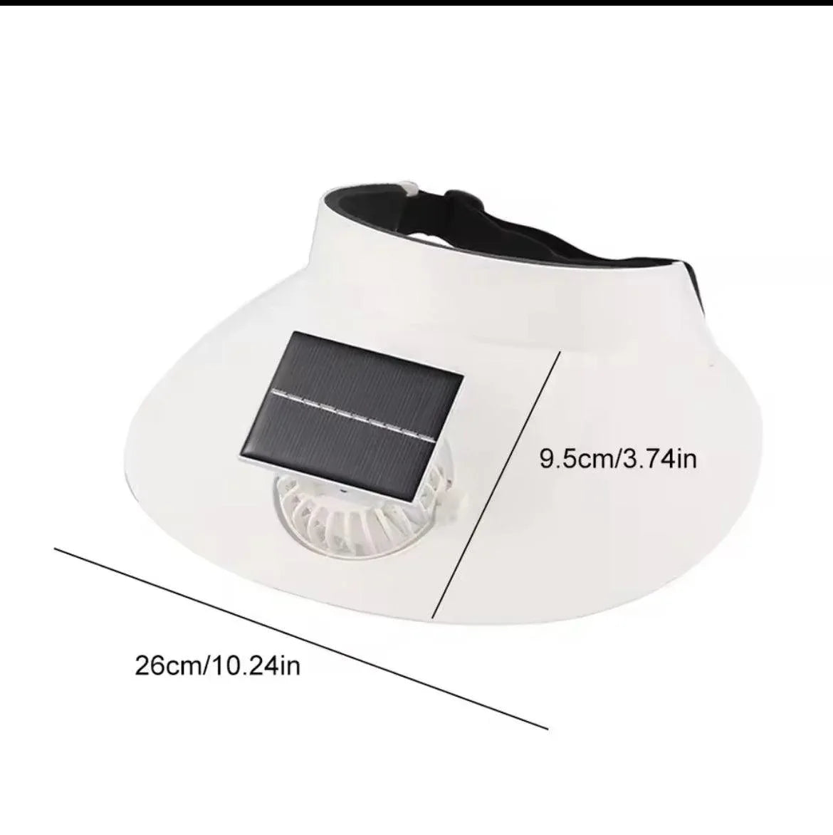Cooling Fan Sun Hat - Adjustable Temperature Controller and Breathable Design for Sun Protection and Outdoor Activities - Clarify.pk