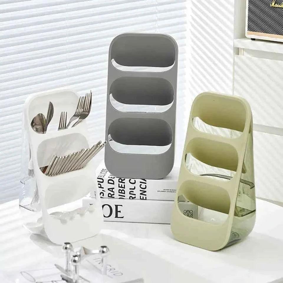 3 Layer Cutlery Organizer for Kitchen Storage and Organization - Clarify.pk