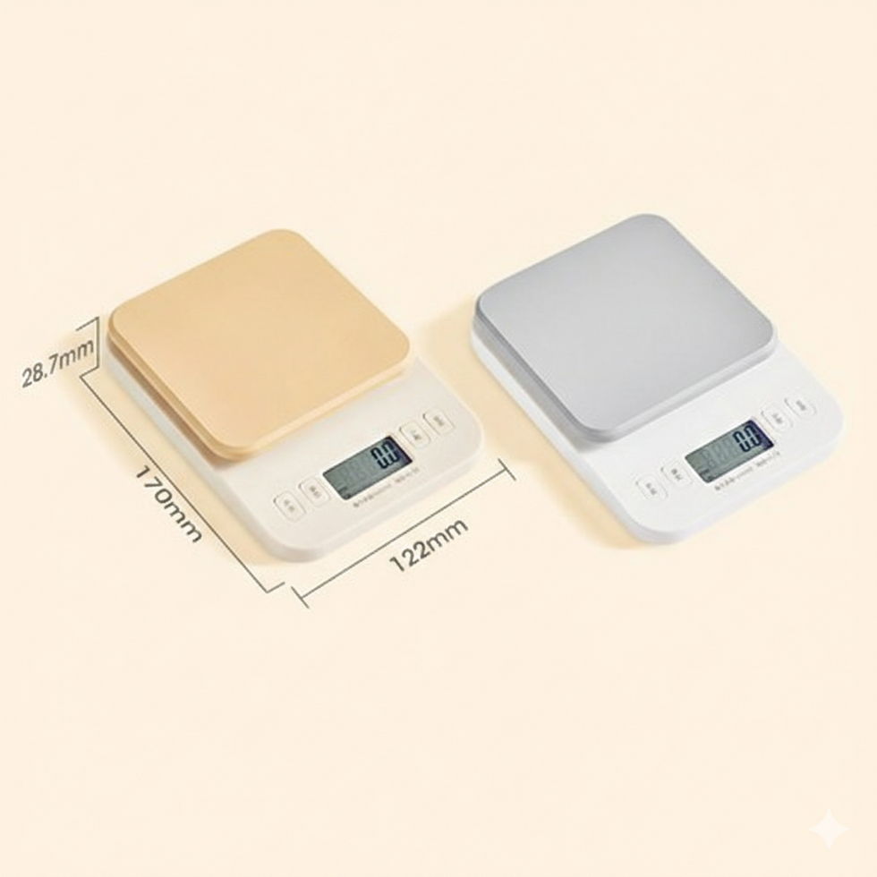 Ecoco Digital Kitchen Scale – 6kg High-Precision Culinary Tool