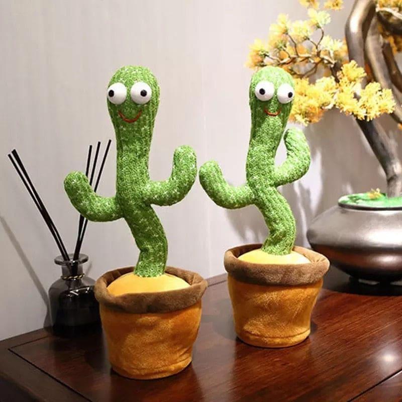 Dancing Cactus Toy - Interactive Talking Cactus for Kids - Clarify.pk