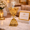 Geometric Luxury Metal Incense Burner