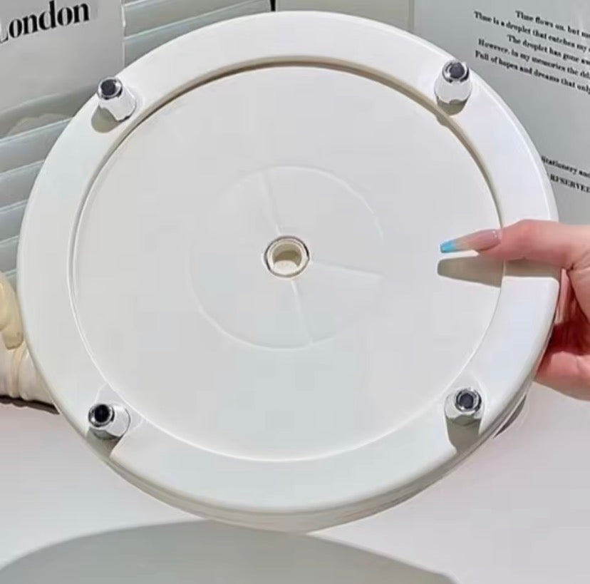 Rotating Cosmetic Organizer Tray - Makeup & Skincare Storage