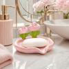 Luxury Tulip Flower Drainable Plastic Soap Holder