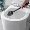 Silicone Toilet Brush with Holder – Wall Mount & Floor Stand