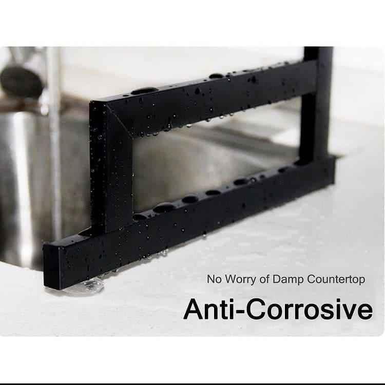 Stainless Steel Kitchen Rack - 85cm Multi-Function Durable Storage Solution - Clarify.pk