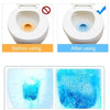 10pcs Blue Bubble Toilet Cleaner - Effective Bowl Cleaning Tablets