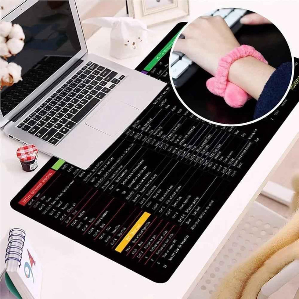 Computer Shortcut Keys Mat for Enhanced Quick Access and Productivity