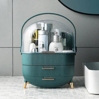 3-Layer Makeup Organizer for Efficient Desktop Storage and Display - Clarify.pk