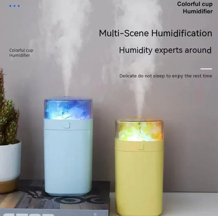 Starry Sky USB Humidifier - رنگین الٹراسونک مسٹ لیمپ