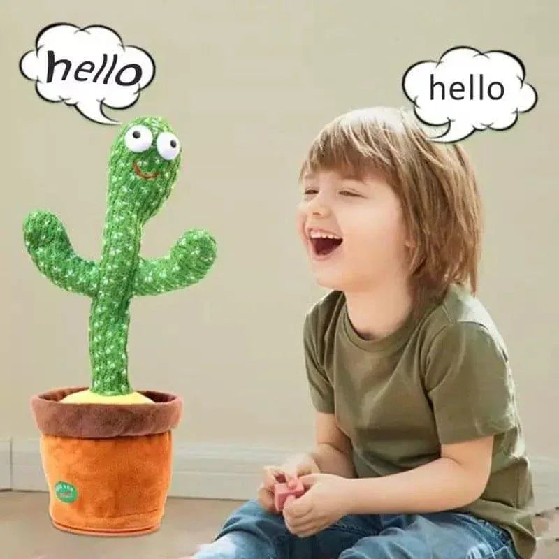 Dancing Cactus Toy - Interactive Talking Cactus for Kids - Clarify.pk