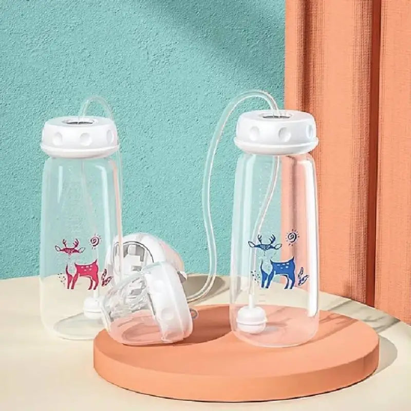Hands-Free Baby Bottle Feeder with Flexible Tube & Silicone Nipple – Anti-Colic Feeding System
