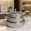 OSFE Honeycomb Wok with Lid – 3 Sizes