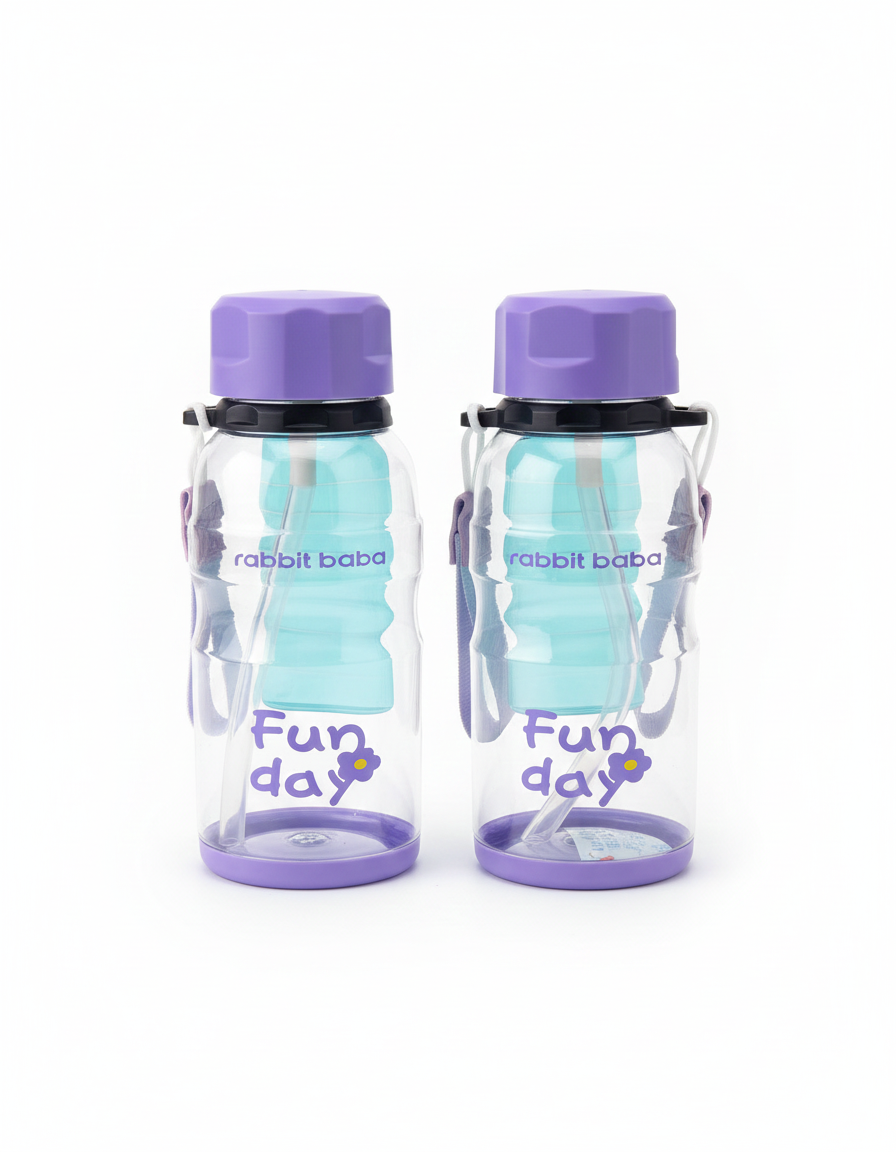 Rabbit Baba Sports Tumbler – 750ML Kawaii Style