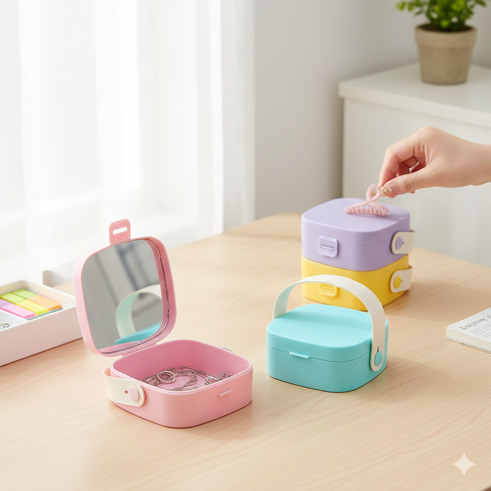 Portable Color-Pop Gift & Storage Box – Multi-Purpose Organizer