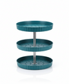 Modern Blue 3 Tiered Storage Stand – Multi-Purpose Organizer