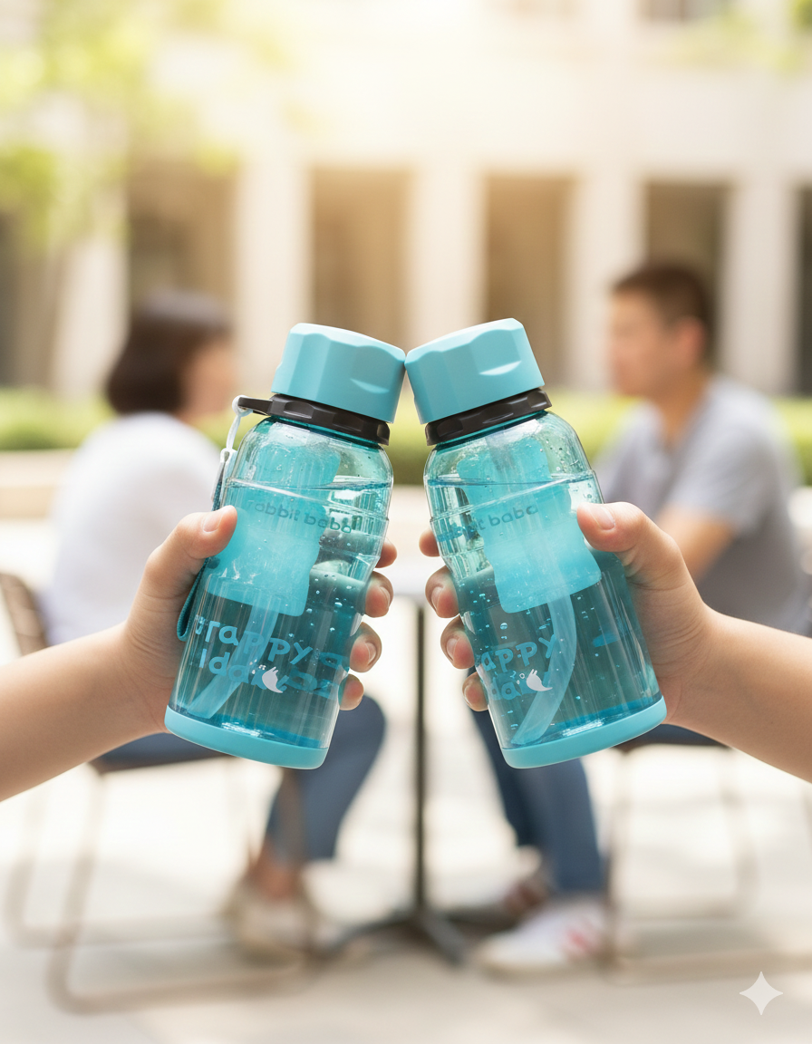 Rabbit Baba Sports Tumbler – Tiffany Green (Dolphin Edition)