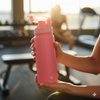 Colorful Sports Water Bottle with Sipper Cap (Random Color)