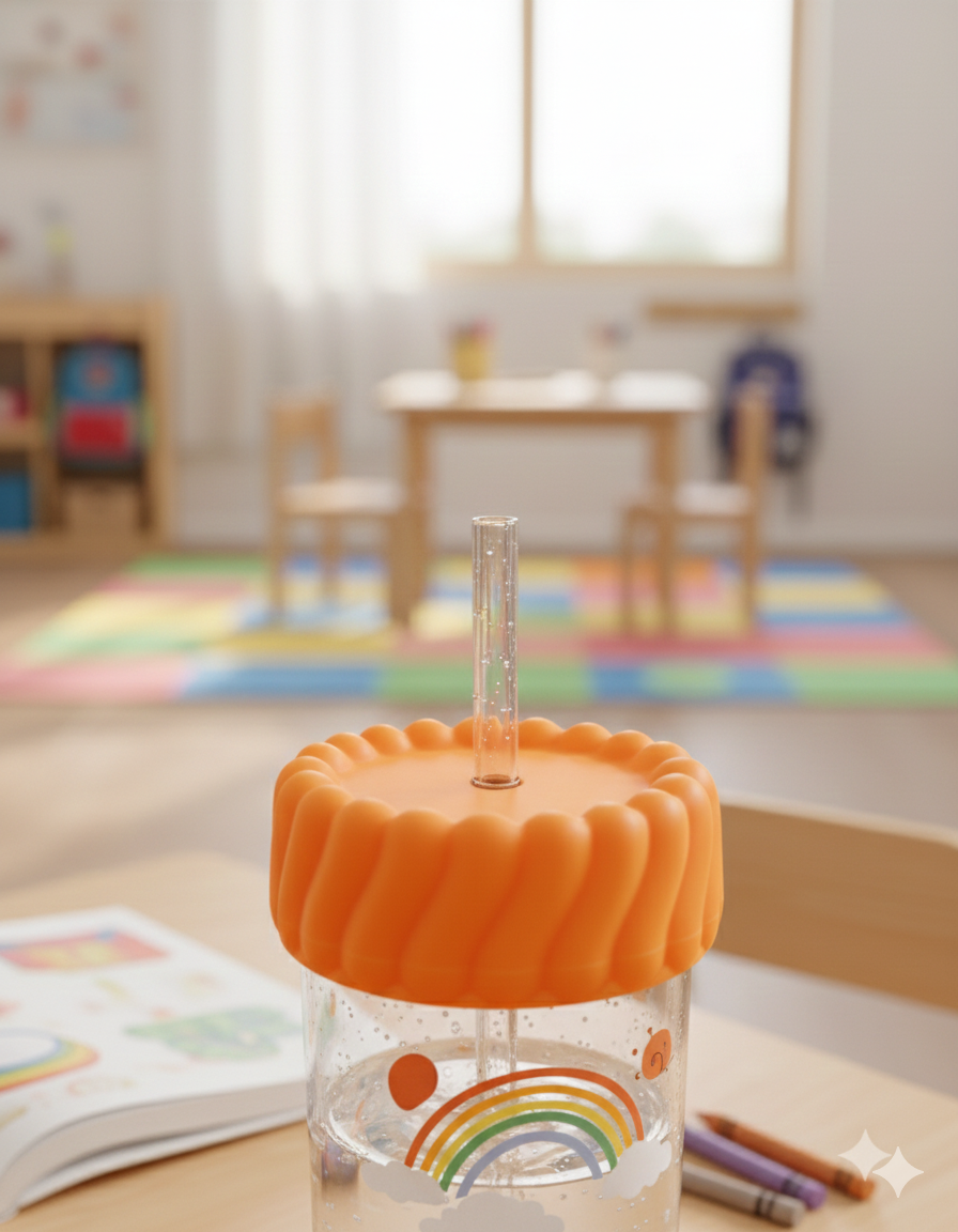 Snail-Inspired Straw Cup – Whimsical 420ML Drinkware