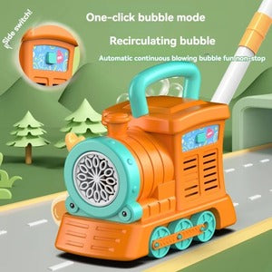 Electric Omnidirectional Bubble Train with Lights & Music