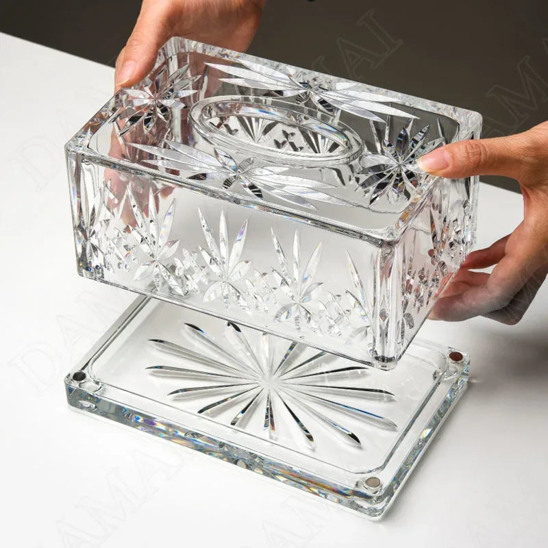 Acrylic Tissue Box – Stylish Tissue Holder - Clarify.pk
