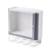 2022 Newest Design Makeup Storage Box With Toothbrush Holder Plastic Cosmetic Organizer Acrylic Lipstick Holder