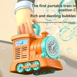 Electric Omnidirectional Bubble Train with Lights & Music