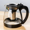 Heat Resistant Glass Teapot Set – 900ml Kettle with Stainless Steel Filter & 4 Cups - Clarify.pk