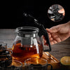 Heat Resistant Glass Teapot Set – 900ml Kettle with Stainless Steel Filter & 4 Cups - Clarify.pk
