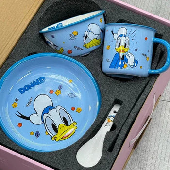 Premium Donald Duck 4-Piece Kids Dinnerware Set - Clarify.pk