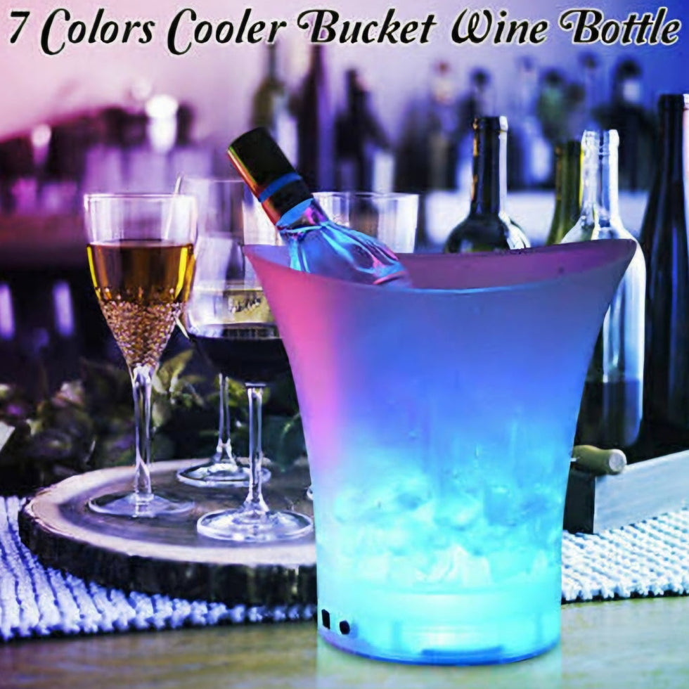Wireless Speaker Drink Cooler with LED Lights