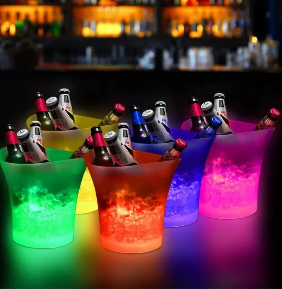 Wireless Speaker Drink Cooler with LED Lights