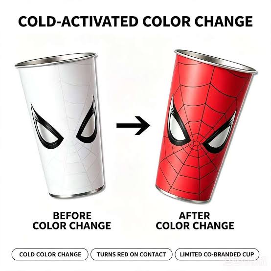 Spiderman Colour Changing Sipper – Cold-Activated Cup