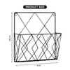PaperPulse Wall-Mounted Magazine & Book Organizer