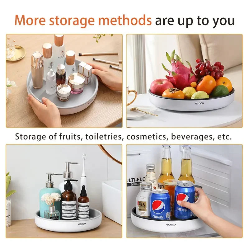 Ecoco 360° Rotating Storage Tray – Smooth-Glide Lazy Susan