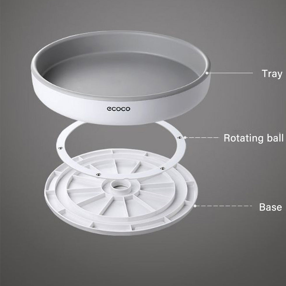 Ecoco 360° Rotating Storage Tray – Smooth-Glide Lazy Susan