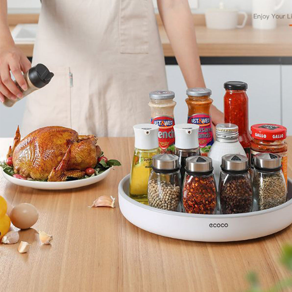 Ecoco 360° Rotating Storage Tray – Smooth-Glide Lazy Susan