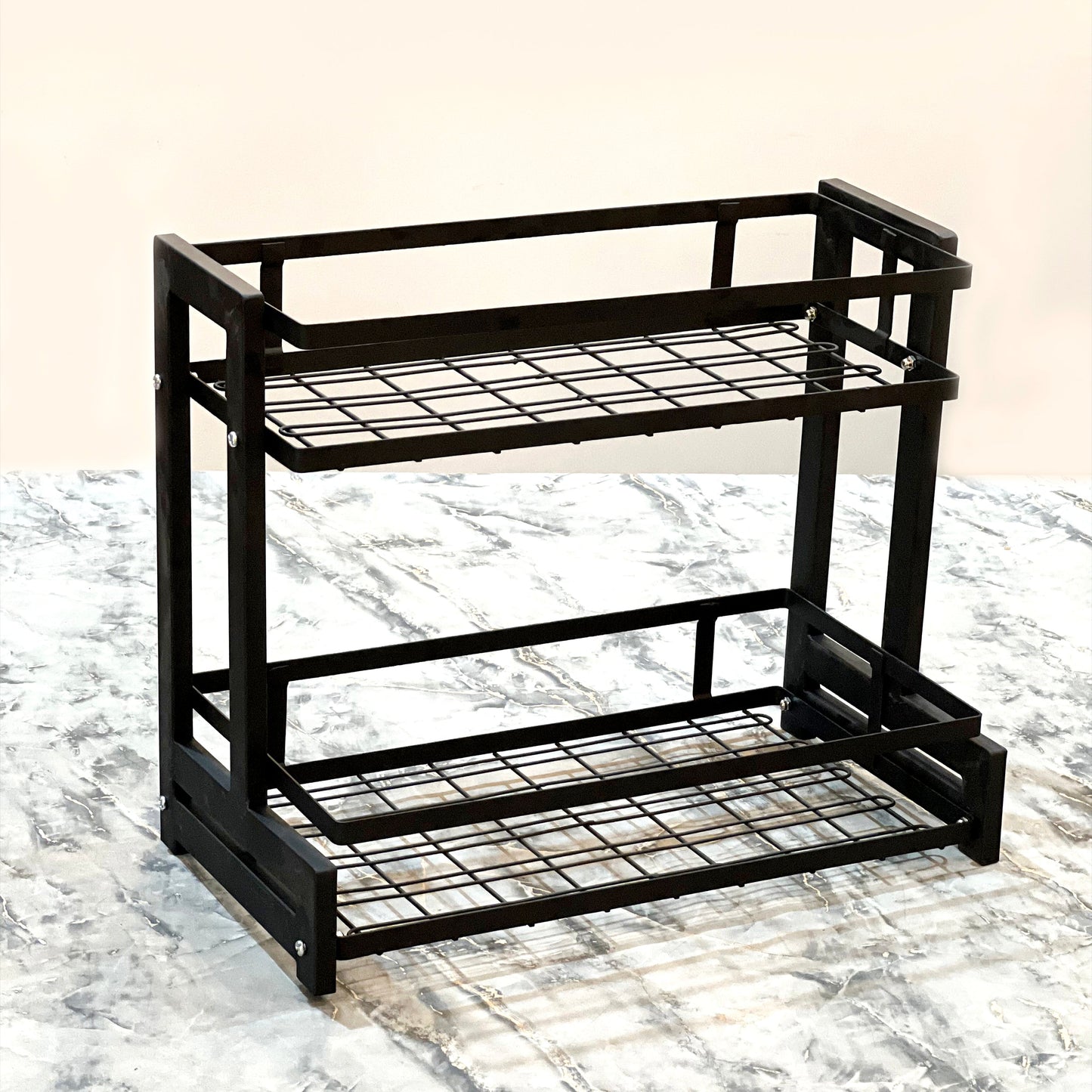 Multi-Tier Countertop Storage Rack & Spice Organizer