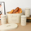 4-Piece Metal Bread Bin & Canister Set – Kitchen Storage - Clarify.pk