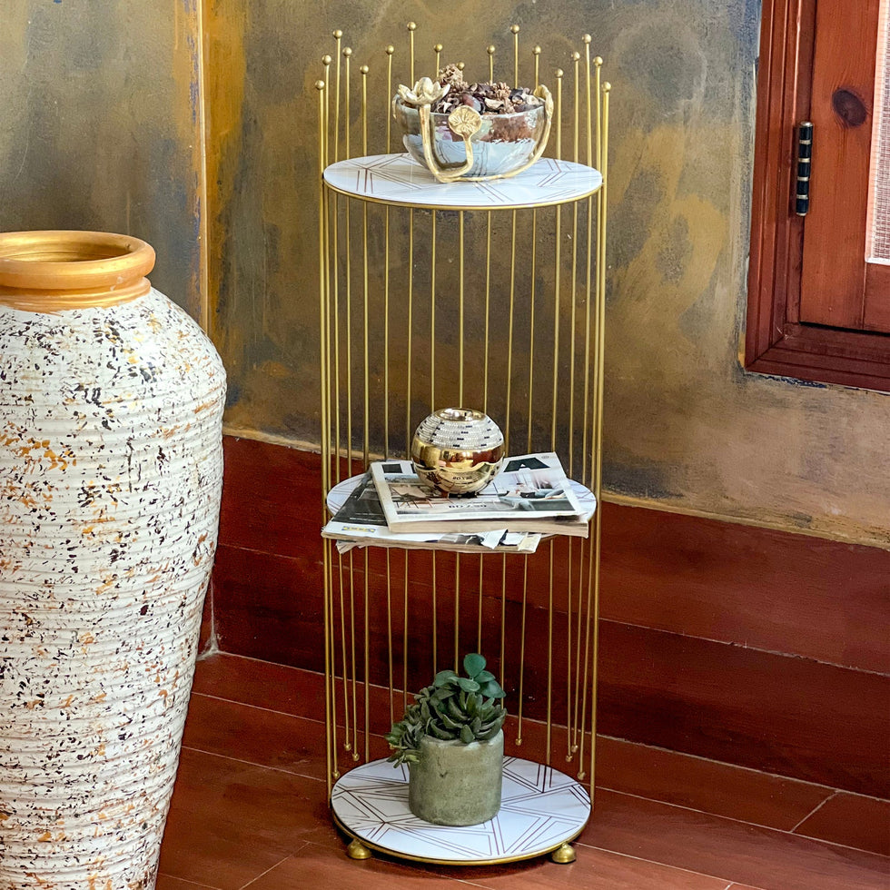 Royal Crown 3-Tier Luxury Cupcake & Dessert Display Tower Rack