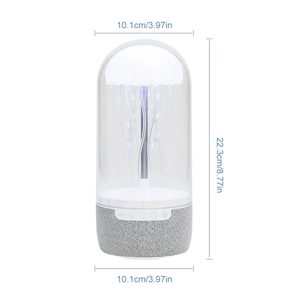 Jellyfish Bluetooth Speaker – HiFi Wireless Sound & LED Mood Light