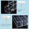 4 Layer Acrylic Sunglasses Storage Box – Transparent Organizer Case - Clarify.pk