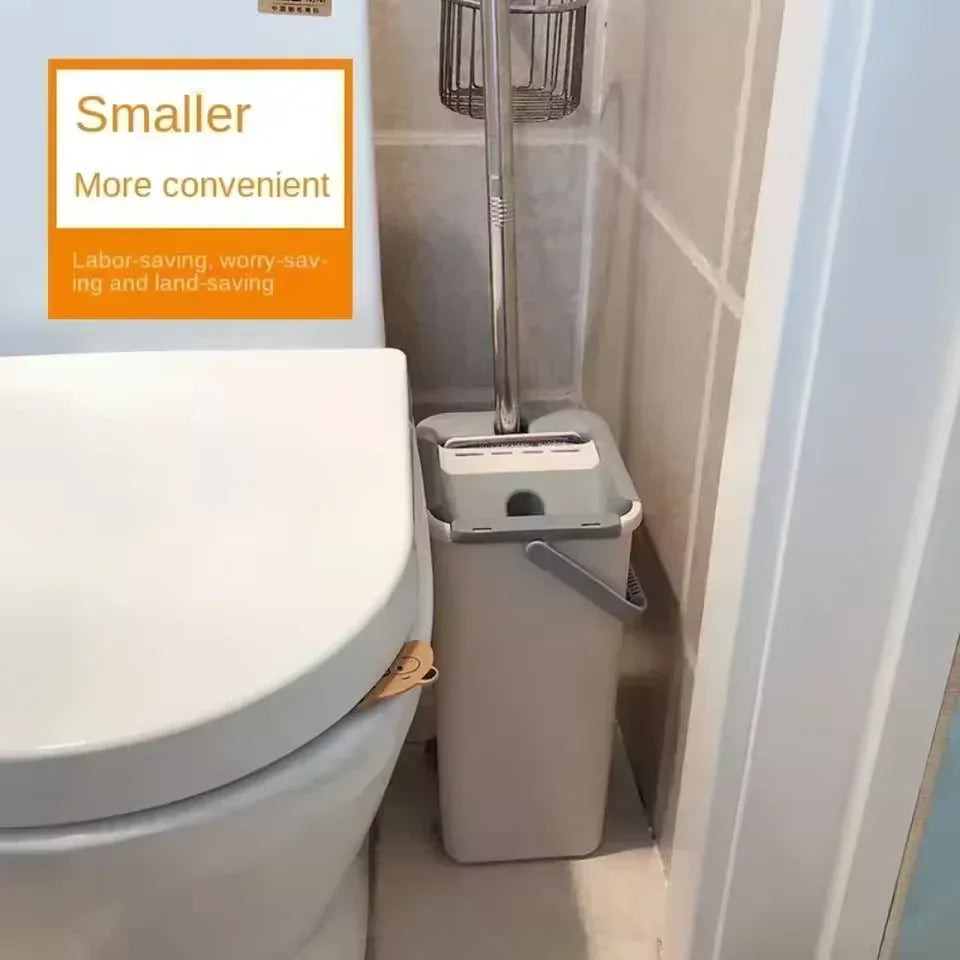 Self-Cleaning Magic Mop with Bucket for Easy Floor Cleaning - Clarify.pk