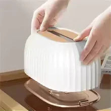 Nordic Striped Tissue Box Holder High Quality Toilet Paper Box Table Napkin Holder Car Tissue Paper Dispenser Home Decoration