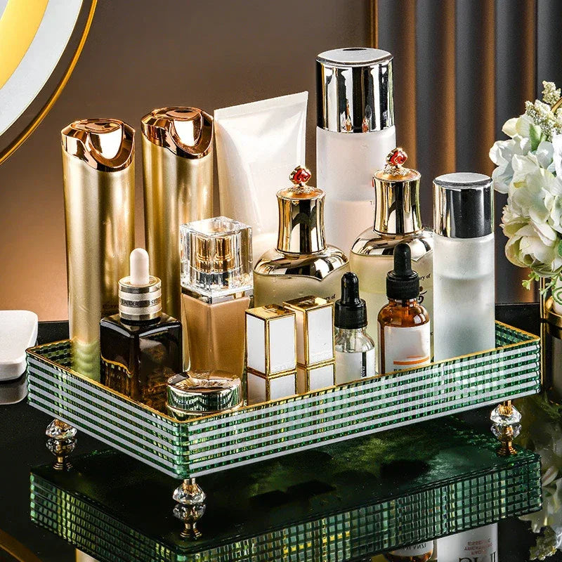 Dressing Cosmetic Tray – Makeup & Jewelry Organizer