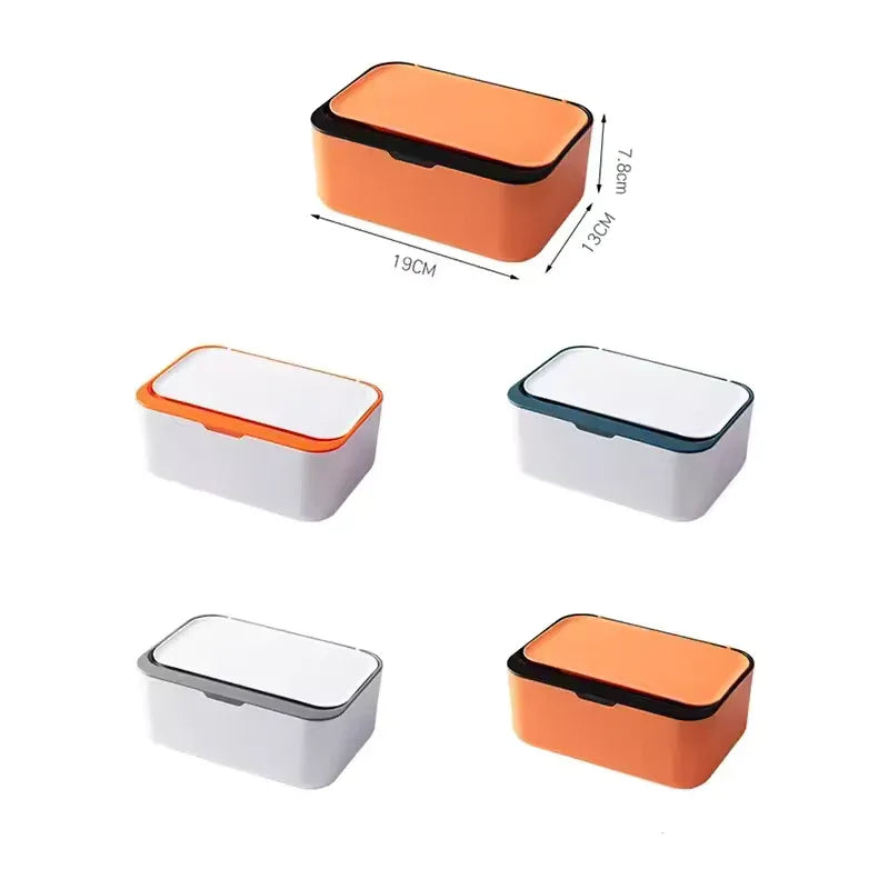 Wet Wipes Dispenser with Lid – Durable Tissue Case