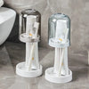 Toothbrush Holder with Quick-Dry Cup & Storage Shelf