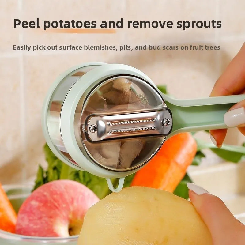 Potato Peeler with Storage Box – Multi-Function